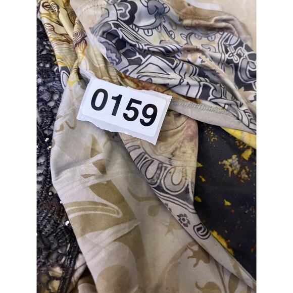 Y2K Apt 9 Butterfly Top Blouse Women's M Short Sleeve Embellished Embroidered - Picture 6 of 6